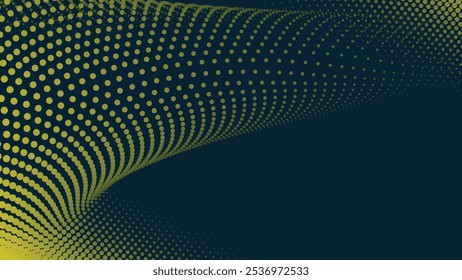 Medio tono amarillo con fondo abstracto degradado para el telón de fondo o presentación