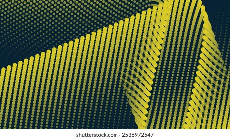 Medio tono amarillo con fondo abstracto degradado para el telón de fondo o presentación
