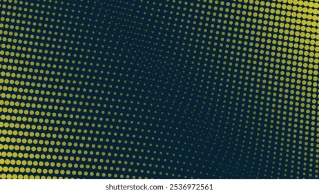 Yellow halftone with gradient abstract background for backdrop or presentation