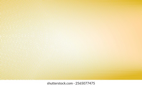 Yellow halftone gradient abstract background for backdrop or presentation