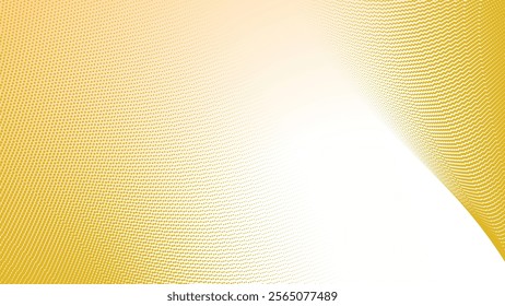 Yellow halftone gradient abstract background for backdrop or presentation