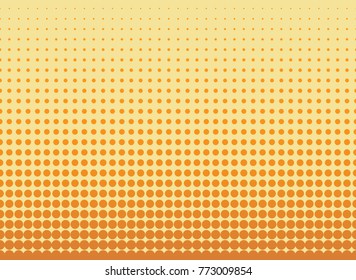 yellow halftone gradients, vector background