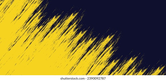 Medio tono amarillo sobre fondo azul. Espuelas de puntos vectoriales o textura de patrón de brillo de semitono Pop Art Style Fondo. Ilustración del vector