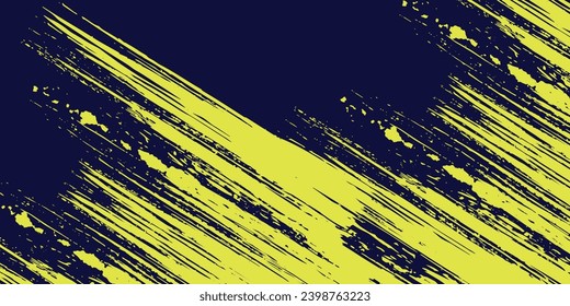 Yellow halftone on blue background. Vector dotted sparkles or halftone shine pattern texture Pop Art Style Background.