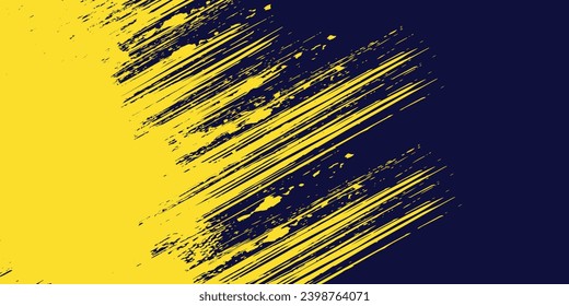 Medio tono amarillo sobre fondo azul. Espuelas de puntos vectoriales o textura de patrón de brillo de semitono Pop Art Style Fondo.