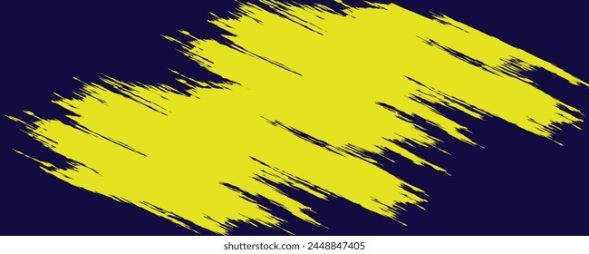 Yellow halftone on blue background. Vector dotted sparkles or halftone shine pattern texture Pop Art Style Background.