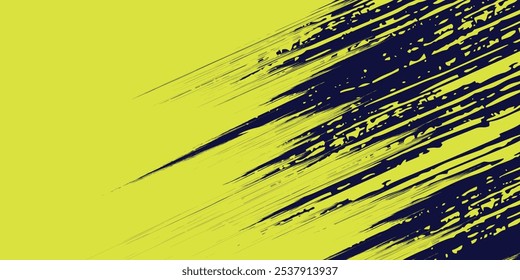 Medio tono amarillo sobre fondo azul. Vector punteado destellos o semitono brillo patrón textura Pop estilo de arte de fondo.
