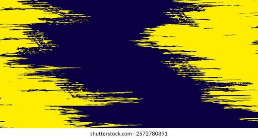 Yellow halftone on blue background. Vector dotted sparkles or halftone shine pattern texture Pop Art Style Background. 
