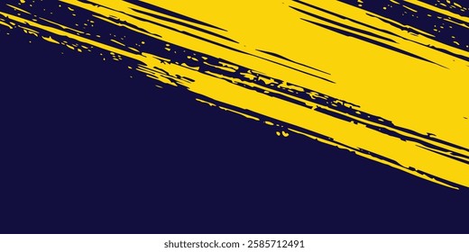 Yellow halftone on blue background. Vector dotted sparkles or halftone shine pattern texture Pop Art Style Background illustration eps10