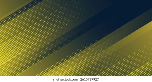 Yellow halftone on blue background. Vector dotted sparkles or halftone shine pattern texture Pop Art Style Background vector eps10