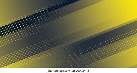 Gelber Halbton auf blauem Hintergrund. Vektor gepunktete funkelt oder Halbton Glanz Muster Textur Pop Art Style Hintergrund Vektorgrafik