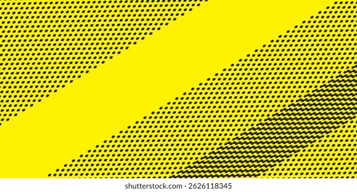 Yellow halftone on blue background. Vector dotted sparkles, Dots pop art comics sport style vector illustration. EPS 10	