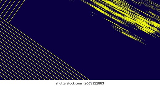 Yellow halftone on blue background. Vector dotted sparkles or halftone shine pattern texture eps.10