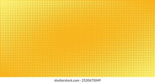 Padrão de meio-tom amarelo abstrato moderno textura de meio-tom fundo geométrico desenho animado pop art desbotado gradiente padrão retro quadrinho gradiente
