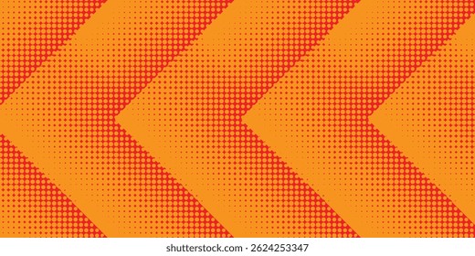 Plano de fundo de padrão de meio-tom amarelo. Fundo de gradiente de quadrinhos retrô. 