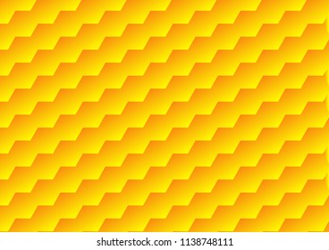 Yellow haxagonal texture vector background