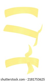 Yellow Head Band. Vector Illustration