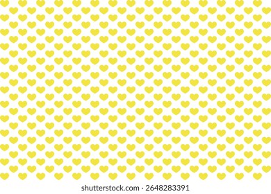 Yellow Heart Pattern – Transparent Background Seamless Vector - Powered by Shutterstock - Get 15% off with code: PIKWIZARD15