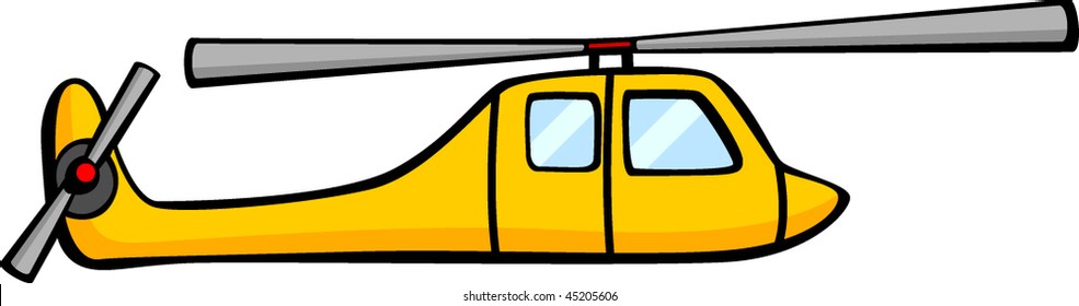 yellow helicopter