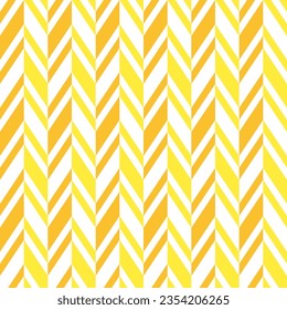 Yellow herringbone pattern. Herringbone vector pattern. Seamless geometric pattern for clothing, wrapping paper, backdrop, background, gift card.