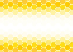 Yellow Hexagon Abstract Background Vector Design.