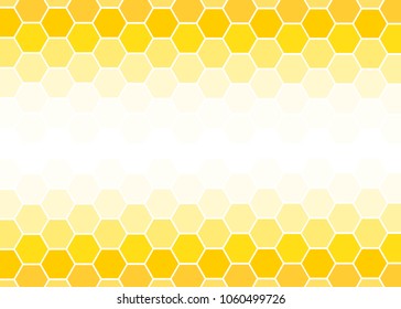 Yellow Hexagon abstract background vector design.