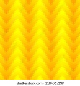 Fondo de diseño de vector abstracto de hexágono amarillo
