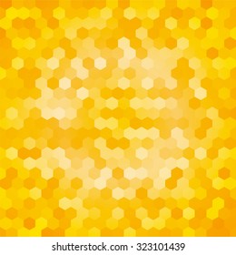 yellow hexagon background