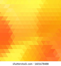 yellow hexagon background for advertising. Abstract template for presentation. polygonal style