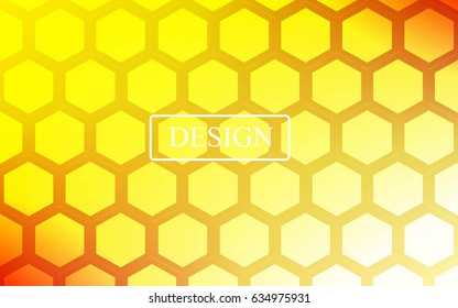 yellow hexagon pattern wallpaper