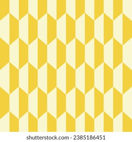 El hexágono amarillo se usa sin fisuras para el diseño de fondo, impresión, redes sociales, embalaje, textil, web, cubierta, banner, etc.