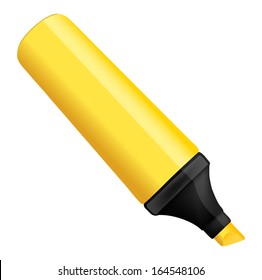yellow highlighter pen 