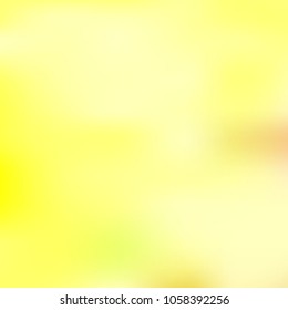 Yellow holographic background. Foil colorful texture. Abstract soft pastel colors backdrop. Trendy creative vector cosmic gradient. Vibrant print illustration. Creative neon template for banner.
