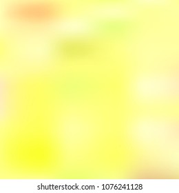Yellow holographic background. Foil colorful texture. Abstract soft pastel colors backdrop. Trendy creative vector cosmic gradient. Vibrant print illustration. Creative neon template for banner.