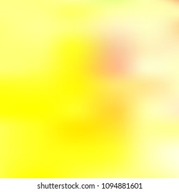 Yellow holographic background. Foil colorful texture. Abstract soft pastel colors backdrop. Trendy creative vector cosmic gradient. Vibrant print illustration. Creative neon template for banner.