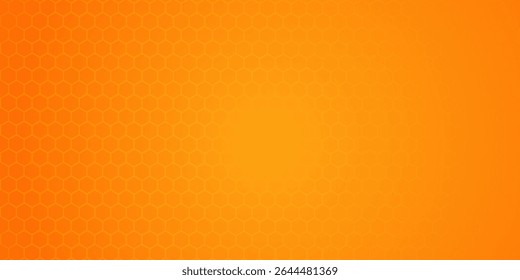 Yellow honey hive honeycombs. Hexagonal cells texture. Honeycomb grid honeyed. Vector illustration.