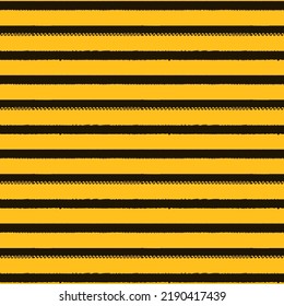 Yellow Honeycomb Pattern And Black Background. Vector Illustration.