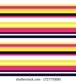 Yellow Horizontal striped seamless pattern background suitable for fashion textiles, graphics