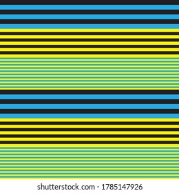 Yellow Horizontal striped seamless pattern background suitable for fashion textiles, graphics