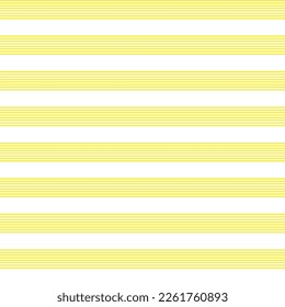 Yellow Horizontal striped seamless pattern background suitable for fashion textiles, graphics