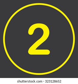 A Yellow Icon in a Circle - 2