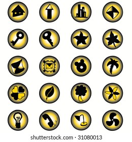 yellow icons