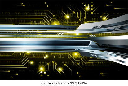 yellow illustration of technology internet network computer background with binary number, style. infographics. Information. motion blur. pixel. Binary digit. number. vector. silver