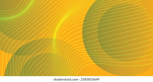 Yellow instant noodle, pasta and spaghetti texture with geometric wavy lines. Ramen, pasta vector pattern. Background abstract food illustration