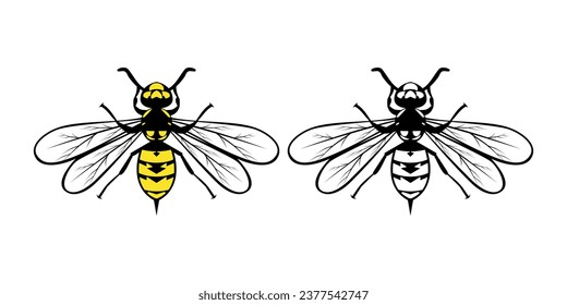 Yellow Jacket Design Illustration vector eps format , suitable for your design needs, logo, illustration, animation, etc.