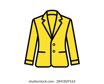 Yellow Jacket Wasp Vector Icon Illustration Isolated on White Background for Web and Print Design