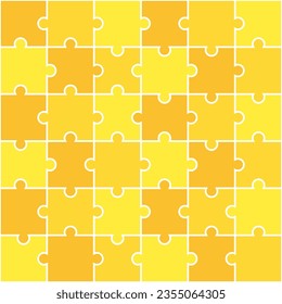 Yellow jigsaw pattern. jigsaw line pattern. jigsaw seamless pattern. Decorative elements, clothing, paper wrapping, bathroom tiles, wall tiles, backdrop, background.
