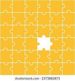 Yellow jigsaw pattern. jigsaw line pattern. jigsaw seamless pattern. Decorative elements, clothing, paper wrapping, bathroom tiles, wall tiles, backdrop, background.