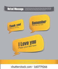 yellow label, Talking bubble