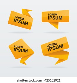 Yellow labels